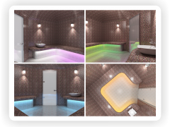 3D проект интерьера хамама (3d-sauna.ru)