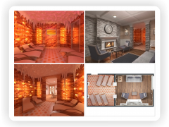 3D проект соляной комнаты с гималайской солью (3D-sauna.ru)