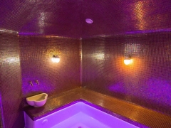 Турецкая баня с подсветкой и звездным небом (3D-sauna.ru)
