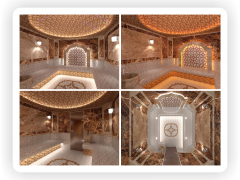 3D проект интерьера хамама (3d-sauna.ru)