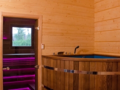 Отделка парной в загородном доме Московской области - 3D-sauna.ru