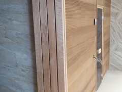 Декоративная отделка стены деревом - наши работы 3D-sauna.ru