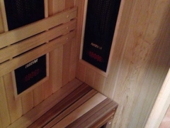 Инфракрасная кабинка с ИК нагревателями Harvia - КП Миллениум парк (3D-sauna.ru)