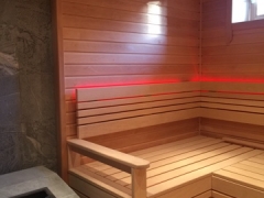 Баня в КП Бавария-Клаб - отделка под ключ 3D-sauna.ru