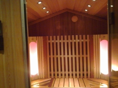 Инфракрасная сауна со светотерапией Harvia (Нащи работы - 3D-sauna.ru)