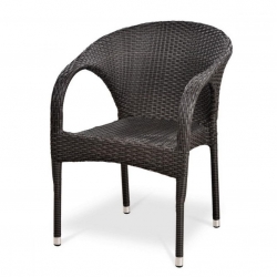 Плетеное кресло из искусственного ротанга Y290W-W2390 Brown