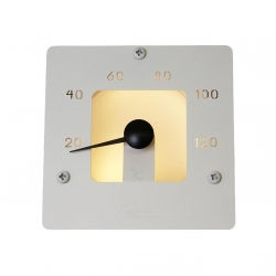 Термометр с подсветкой Cariitti SQ белый