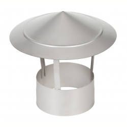 Зонт на дымоход 1Z (грибок на дымоход) AISI 321 (0,5 мм) D 250