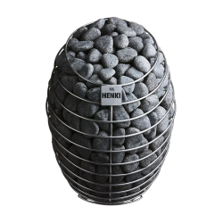 Электрическая печь для бани и сауны Henki Nest Black, черная, 4 кВт