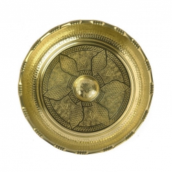 Чаша медная для хамама золото диаметр 16 см 