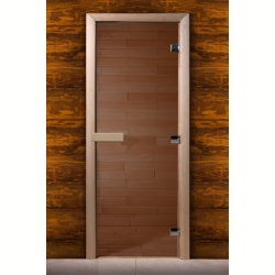 Дверь для сауны Maestro woods бронза 800х2100 правая