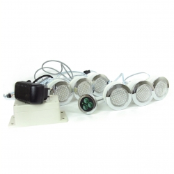 Комплект LED освещения для сауны и хамам TOLO colored light (18 ламп, кнопка управления, трансформатор)