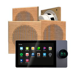 Комплект влагостойкой акустики SMART HOME MUSIC - Sauna Wood S4 (четыре колонки, квадрат)