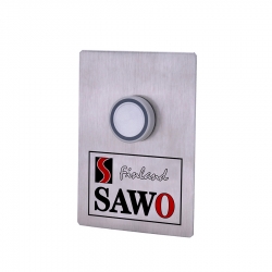 Кнопка вызова SAWO с подсветкой и 10м соединительным проводом, STP-BTN