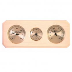 Термогигрометр SAWO 260-THA с часами вне сауны
