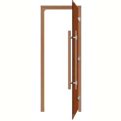 Двери для сауны с "бронзовым" стеклом SAWO 741-3SGD-R-1 (кедр)