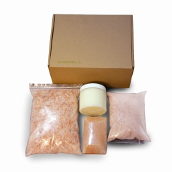 Подарочный набор WL_BeautyBox с Гималайской солью и кокосовым маслом