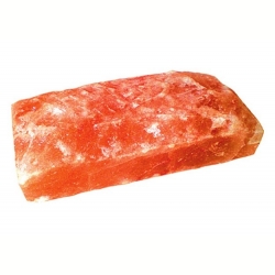 Кирпич из гималайской соли с натуральной стороной 20x10x5 см.