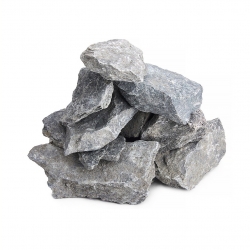 Камень для бани и сауны Талькохлорит колотый, 20 кг., средний