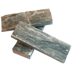 Плитка рваный камень талькохлорит 200х50х20 мм, 1 шт.