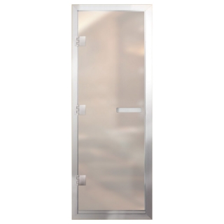 Дверь для хамам Арта Престиж Белая Матовая 210х100. Фото №1