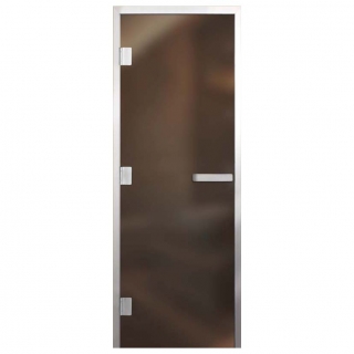 Дверь для хамам Арта Элит Бронза Матовая 200х70. Фото №1