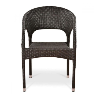 Плетеное кресло из искусственного ротанга Y90C-W51 Brown. Фото №2