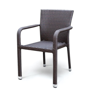 Плетеный стул из искусственного ротанга A2001B-AD69 Brown. Фото №1