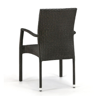 Плетеный стул из искусственного ротанга Y379A-W53 Brown. Фото №2