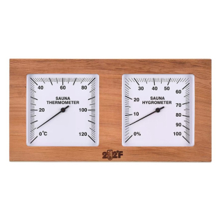 Термогигрометр 21-R канадский кедр. Фото №1