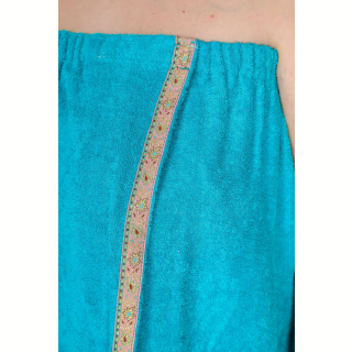 Набор для сауны махровый женский (парео, чалма, рукавица), мурена, 54-60. Фото №6