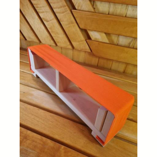 Подножник для сауны и бани, оранжевый. Фото №6
