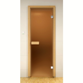 Дверь стеклянная Aldo, 80 х 210 см. (цвет - 