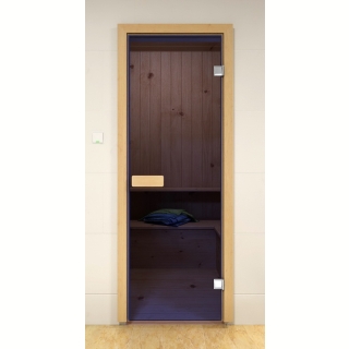 Дверь для сауны стеклянная Aldo, 70 х 190 см. (цвет - 