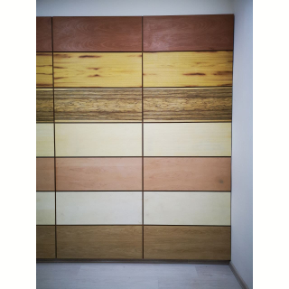 Панель шпон из древесины Абачи. Фото №3