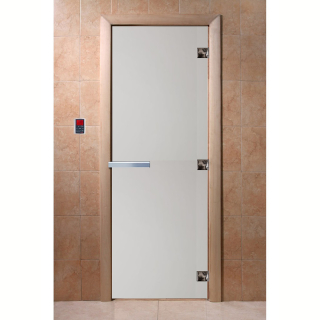 Дверь для саун DoorWood Сатин 190х60. Фото №1