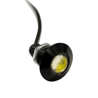 Точечный светильник для хамама MLFmini Black. Фото №1