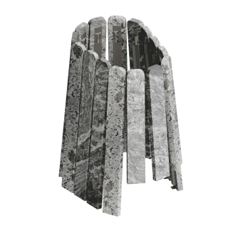 Комплект облицовки Grill’D Stone for 350 Vega Window Max (Серпентинит). Фото №1