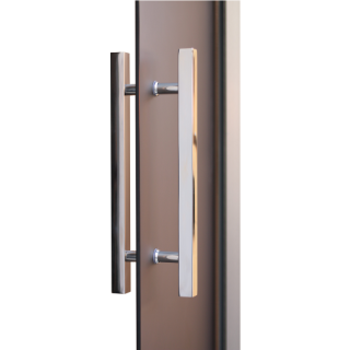Дверь двухстворчатая для хамама GRANDIS GS 150х190 Бронза матовая, Brasch. Фото №4