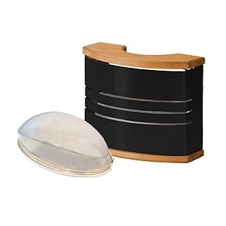 Черный комплект освещения для сауны Harvia (Абажур-светильник). Фото №1