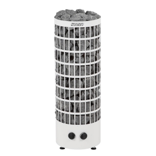 Электрическая печь для сауны Harvia Cilindro PC90 White со встроенным пультом. Фото №1