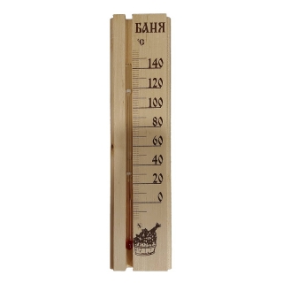 Термометр с крупными цифрами спиртовой «Баня». Фото №1