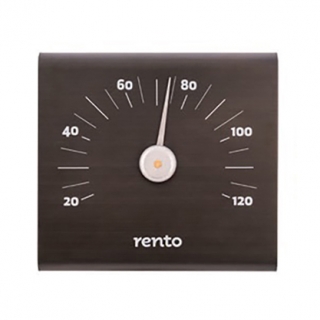 Термометр алюминиевый для сауны RENTO SQ, какао. Фото №1