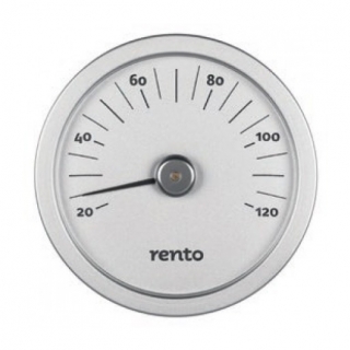 Термометр алюминиевый для сауны, RENTO алюминий. Фото №1