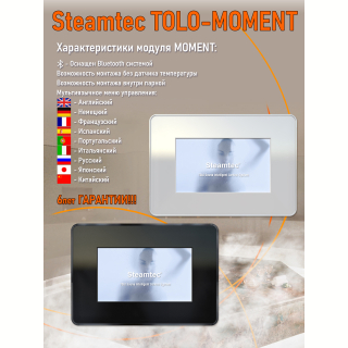 Парогенератор для сауны и хамама Steamtec TOLO MOMENT-180, 18 кВт, White. Фото №5