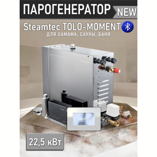 Парогенератор для сауны и хамама Steamtec TOLO MOMENT-225, 22.5 кВт, White. Фото №3