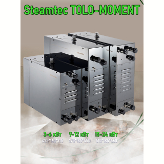 Парогенератор для сауны и хамама Steamtec TOLO MOMENT-45, 4.5 кВт, Black. Фото №9