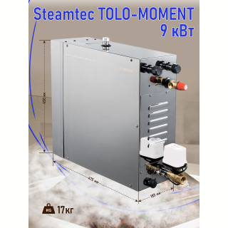 Парогенератор для сауны и хамама Steamtec TOLO MOMENT-90, 9 кВт, Black. Фото №3