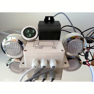 Комплект LED освещения для сауны и хамам TOLO colored light (6 ламп, кнопка управления, трансформатор). Фото №2