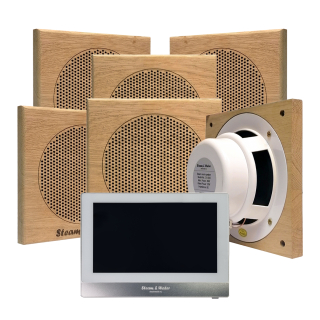 Комплект акустической системы SW-S6 SOUND SAUNA (шесть колонок, квадрат). Фото №1